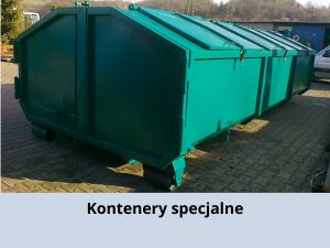 Kontener specjalny z klapami